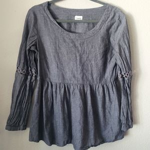 Anthropology Emberley top size XS long sleeve